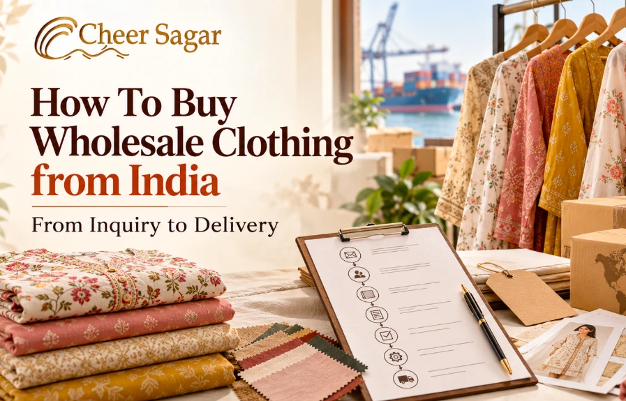 How To Buy Wholesale Clothing from India: Inquiry to Delivery